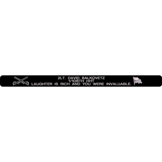 2LT. David Balkovetz Memorial Bracelet