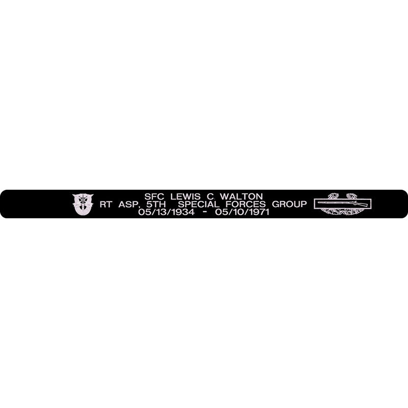 SFC Lewis C. Walton Memorial Bracelet