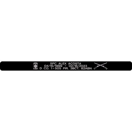 SPC Alex Acosta Memorial Bracelet