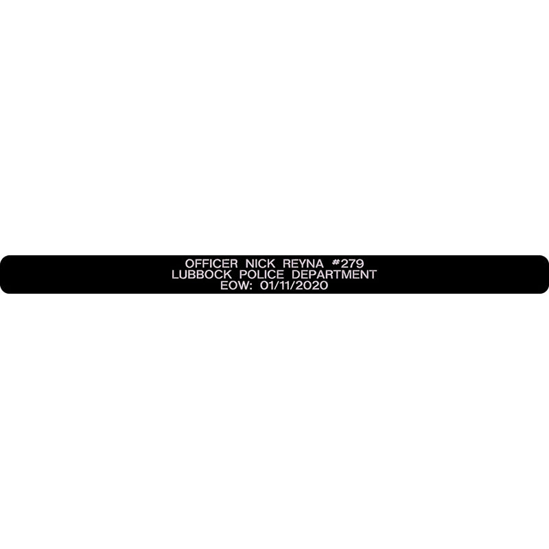 Officer Nick Reyna #279 Memorial Bracelet