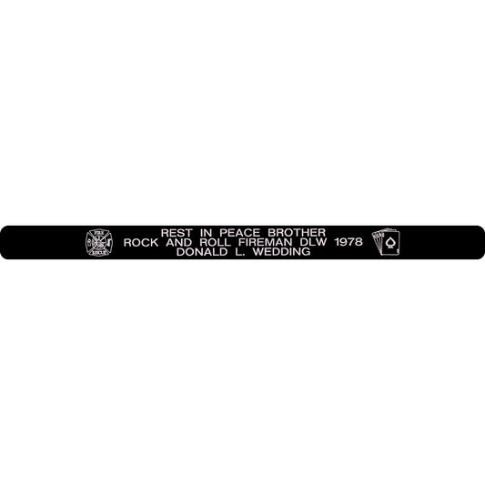 Donald L. Wedding Memorial Bracelet