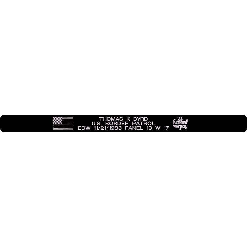 Thomas K Byrd Memorial Bracelet