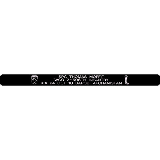 SPC Thomas Moffit Memorial Bracelet