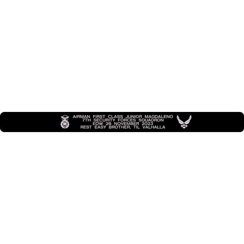 Airman First Class Junior Magdaleno Memorial Bracelet Style 2