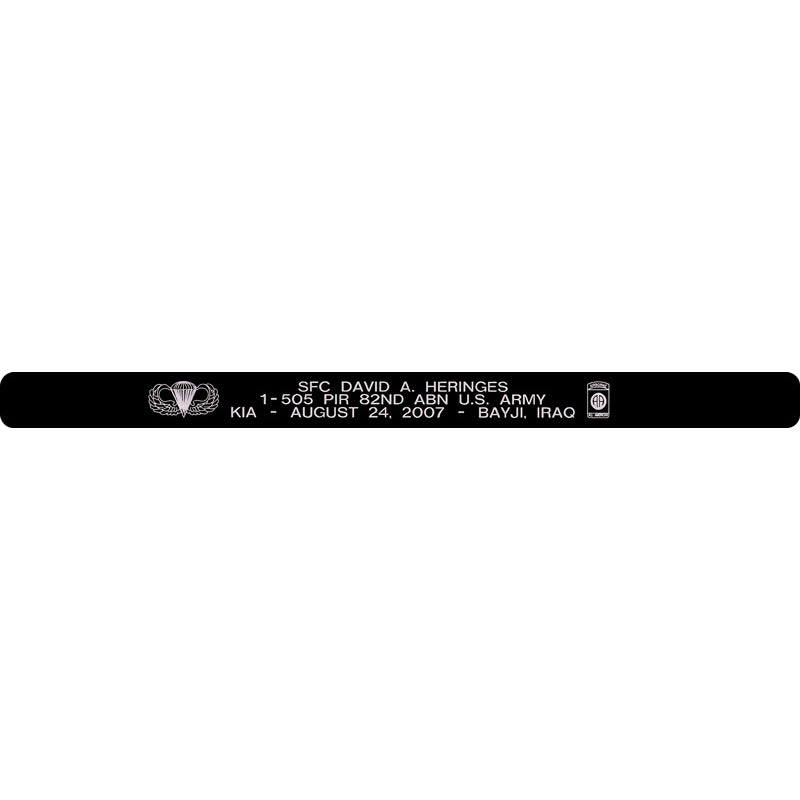 SFC David A. Heringes Memorial Bracelet