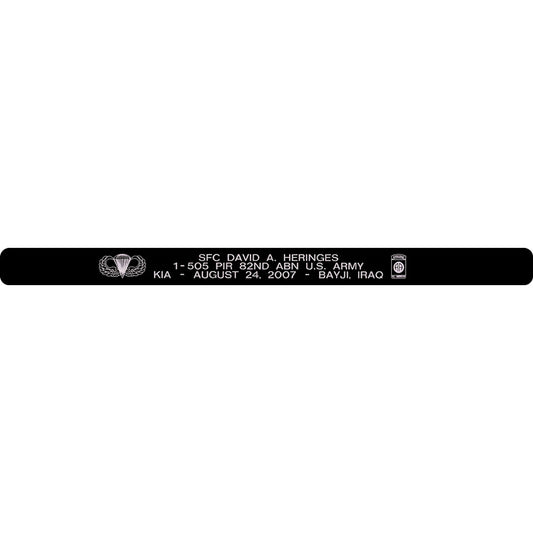 SFC David A. Heringes Memorial Bracelet