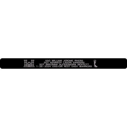 SSG Rivers, SGT Sanders, & SGT Moffett Memorial Bracelet