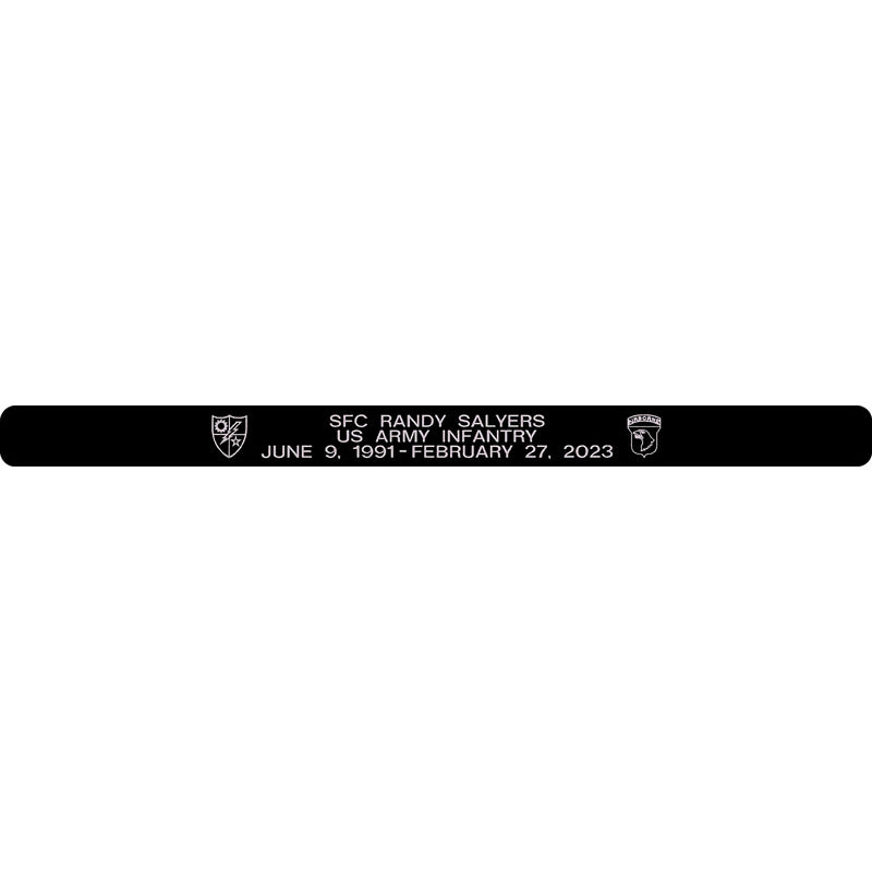 SFC Randy Salyers Memorial Bracelet