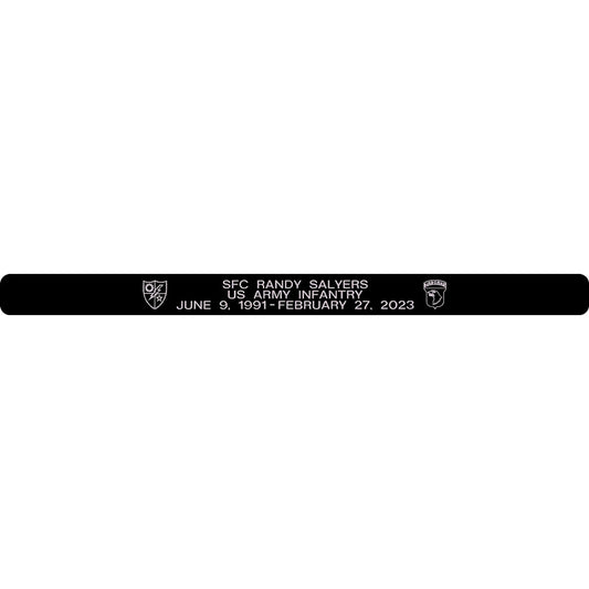 SFC Randy Salyers Memorial Bracelet