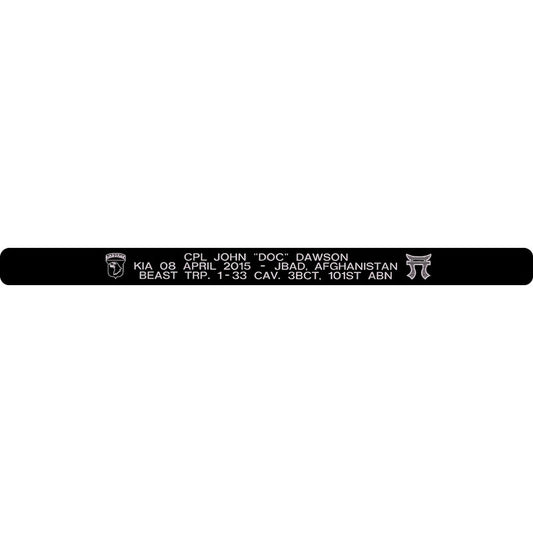 CPL John "Doc" Dawson Memorial Bracelet