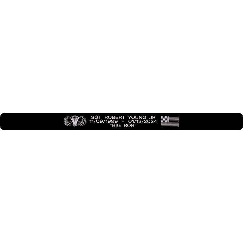SGT Robert Young Jr Memorial Bracelet