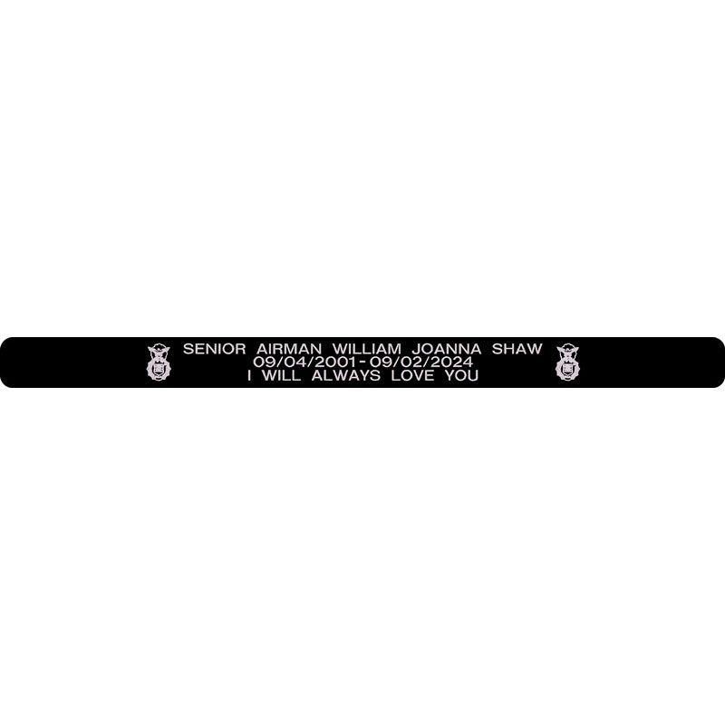 Senior Airman William Joanna Shaw Memorial Bracelet