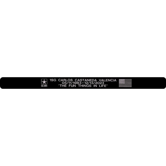 1SG Carlos Castaneda Valencia Memorial Bracelet