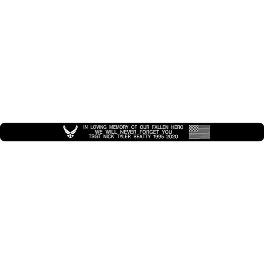 TSGT Nick Tyler Beatty Memorial Bracelets