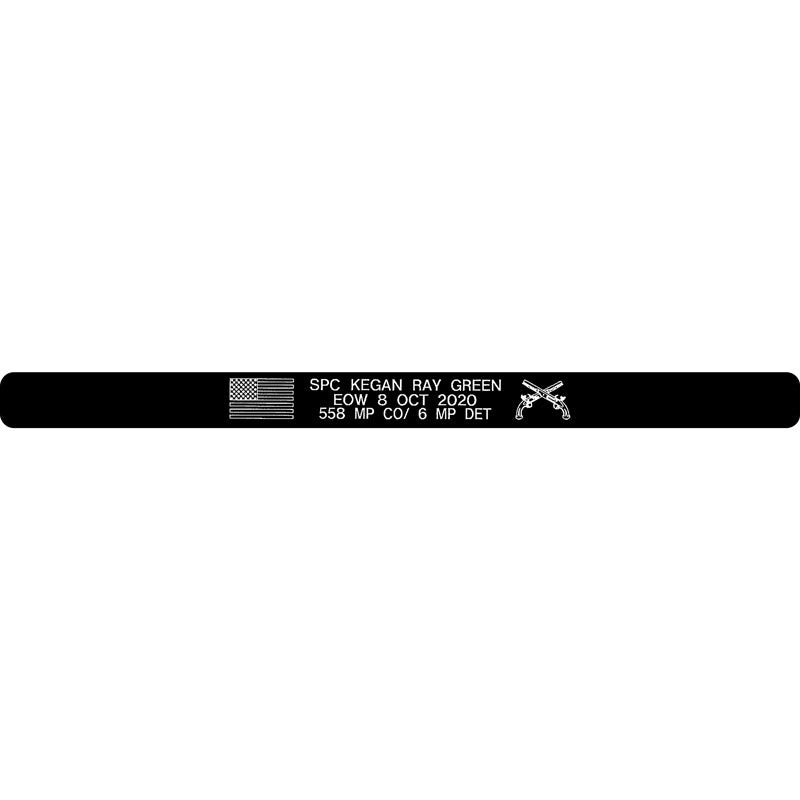 SPC Kegan Ray Green Memorial Bracelets (EA)