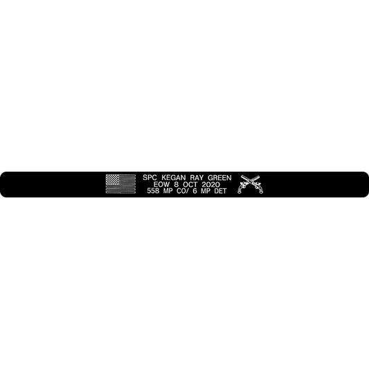 SPC Kegan Ray Green Memorial Bracelets (EA)