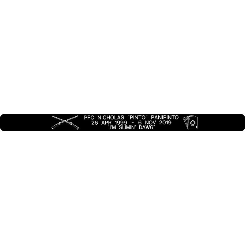 PFC Nicholas "Pinto" Panipinto Memorial Bracelets