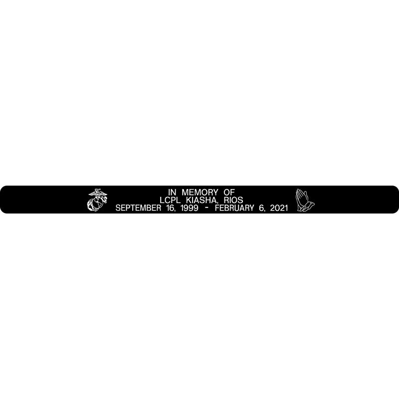LCPL Kiasha Rios Memorial Bracelet