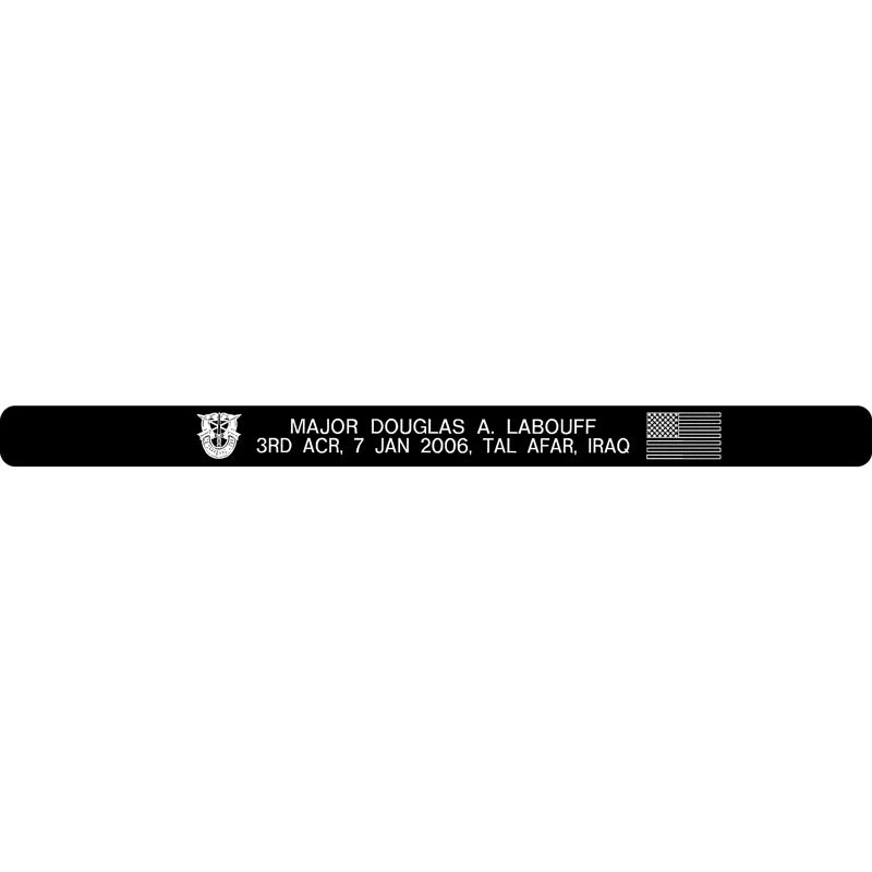 Major Douglas A. Labouff Memorial Bracelet