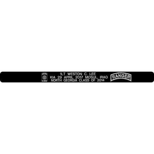 1LT Weston C. Lee Memorial Bracelet