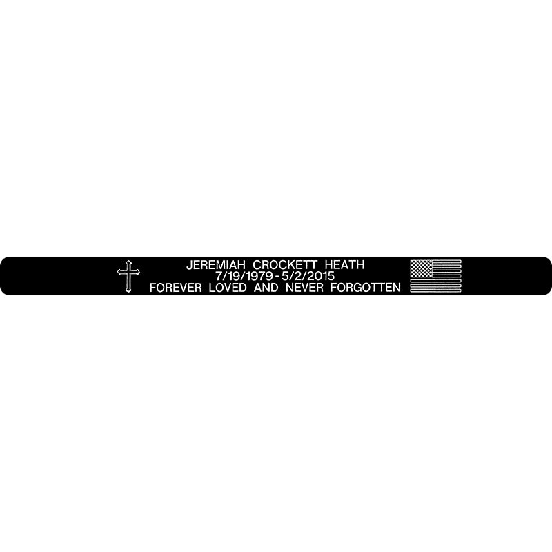 Jeremiah Crockett Heath Memorial Bracelet