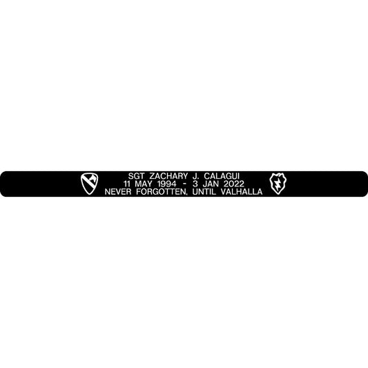 SGT Zachary J. Calagui Memorial Bracelet