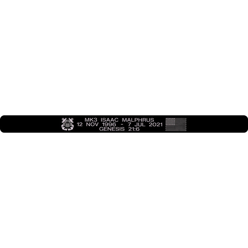 MK3 Isaac Malphrus Memorial Bracelet