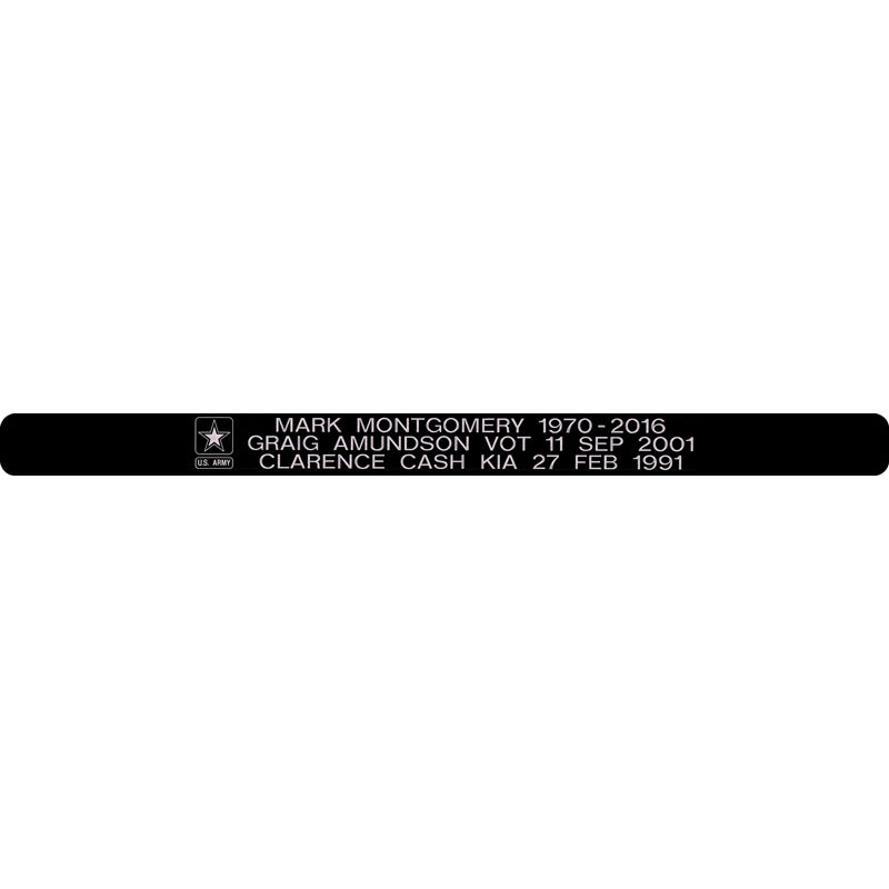 Montgomery, Amundson and Cash Memorial Bracelet