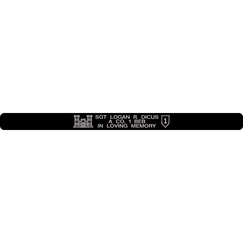 Sgt Logan R. Dicus Memorial Bracelet