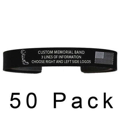 Custom KIA/POW /MIA memorial bracelets for US Soldiers – Bands of