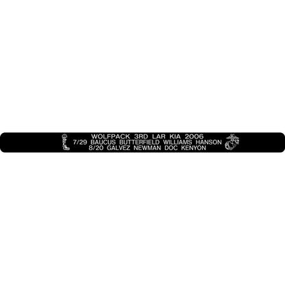 Wolfpack 3rd LAR 2006 Memorial Bracelet