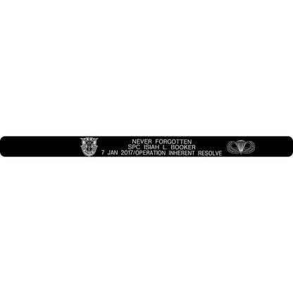 SPC Isiah L. Booker memorial bracelet (EA)