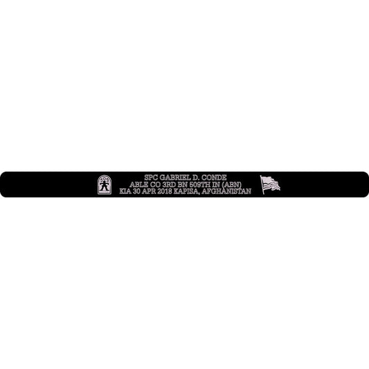 SPC Gabriel D. Conde Memorial Bracelet Style 2