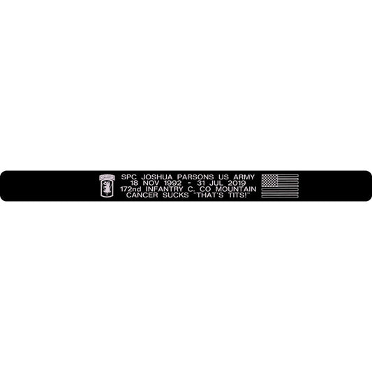 SPC Joshua Parsons Memorial Bracelet