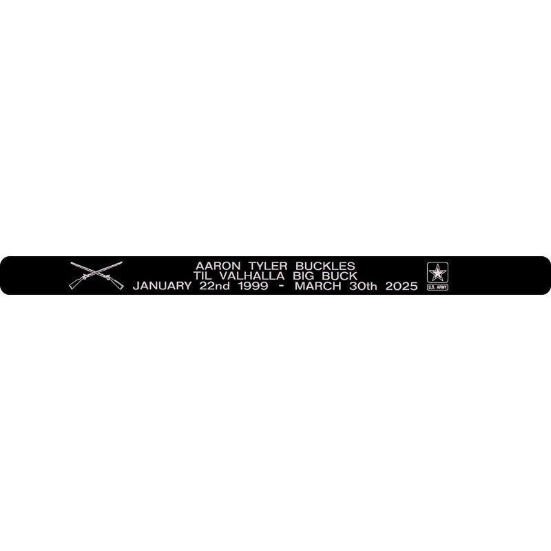 Aaron Tyler Buckles Memorial Bracelet
