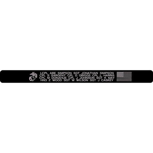 Marine Band of Brothers Memorial Bracelet