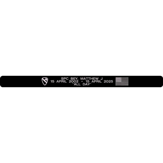 SPC Matthew J Bey Memorial Bracelet