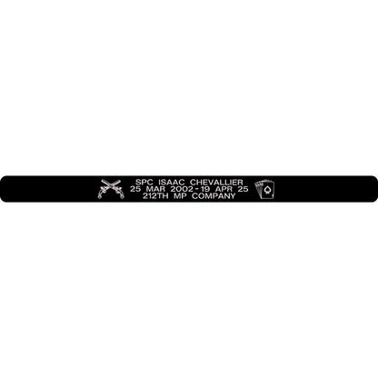 SPC Isaac Chevallier Memorial Bracelet Style 2