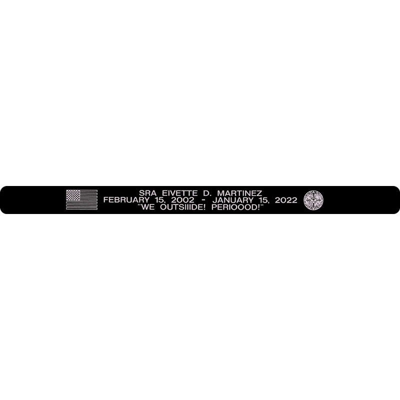 SrA Eivette D. Martinez Memorial Bracelet