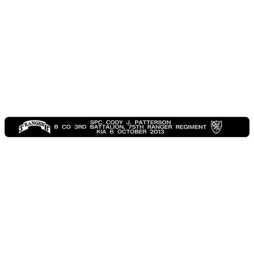 SPC Cody J. Patterson Memorial Bracelet
