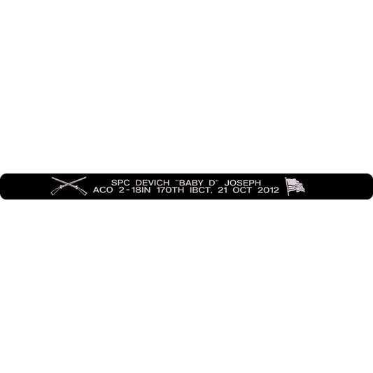 SPC Joseph "Baby D" Devich Memorial Bracelet