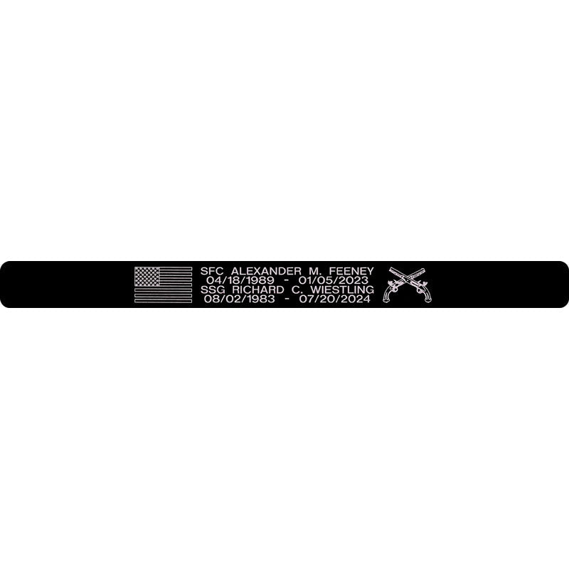 SFC Alexander M. Feeney & SSG Richard C. Wiestling Memorial Bracelet