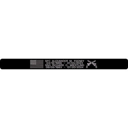 SFC Alexander M. Feeney & SSG Richard C. Wiestling Memorial Bracelet