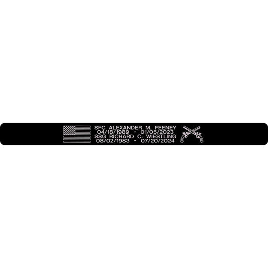 SFC Alexander M. Feeney & SSG Richard C. Wiestling Memorial Bracelet
