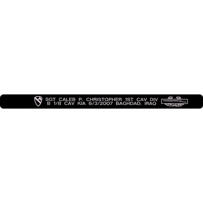 SGT Caleb P. Christopher Memorial Bracelet