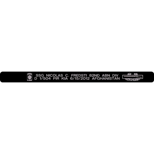 SSG Nicolas C. Fredsti Memorial Bracelet