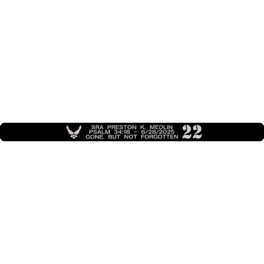 SrA Preston K. Medlin Memorial Bracelet