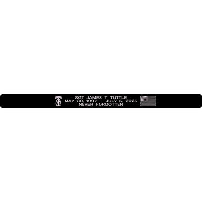 SGT James T Tuttle Memorial Bracelet