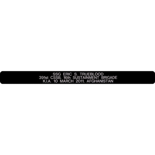 SSG Eric S. Trueblood Memorial Bracelet 5/8"