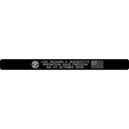 LCPL Richard A. Buerstetta Memorial Bracelet 5/8"